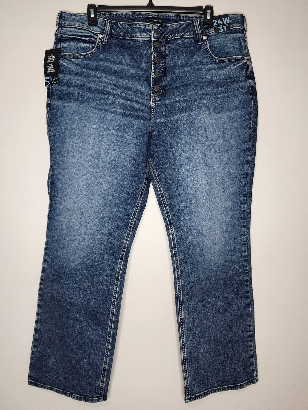 Silver Avery Slim Boot Jeans